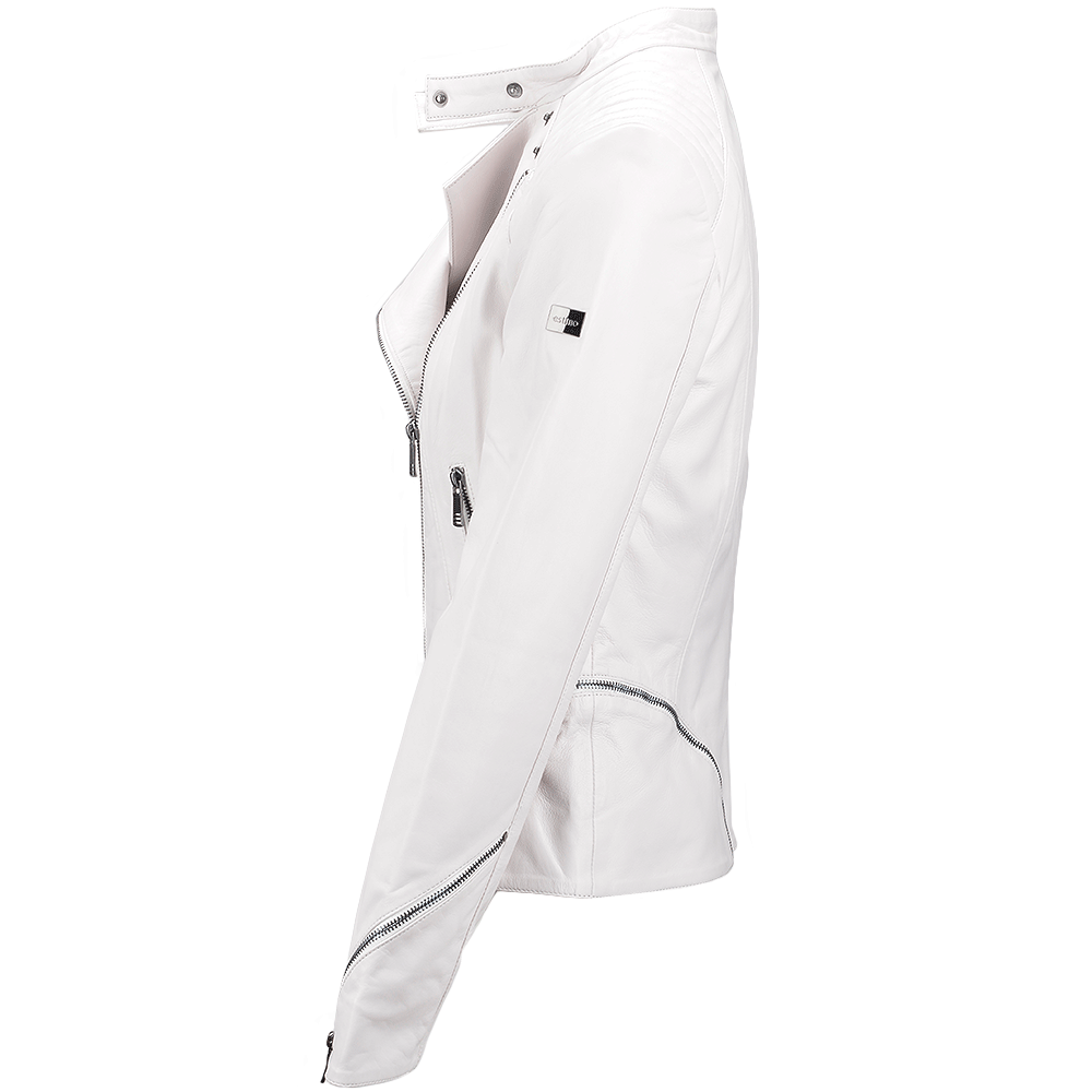 Veg Tanned Biker Jacket White: Z-2010