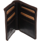 Leather Oily Hunter Wallet Brown : 1881