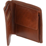 Leather Oily Hunter Wallet Chestnut With Coin Section : 1882