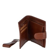 Leather Wallet and Keyring Gift Set Chestnut : GS-1287