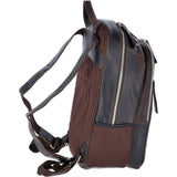 Unisex Leather Oily Hunter Backpack Brown : 1663