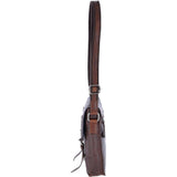 Leather Vintage Flight Shoulder Bag Brandy : F-84