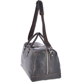 Large Leather Oily Hunter Holdall Brown : 1666