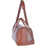 Large Leather Oily Hunter Holdall Tan : 1666