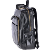 Vegetable Tanned Leather Backpack Black : 11319