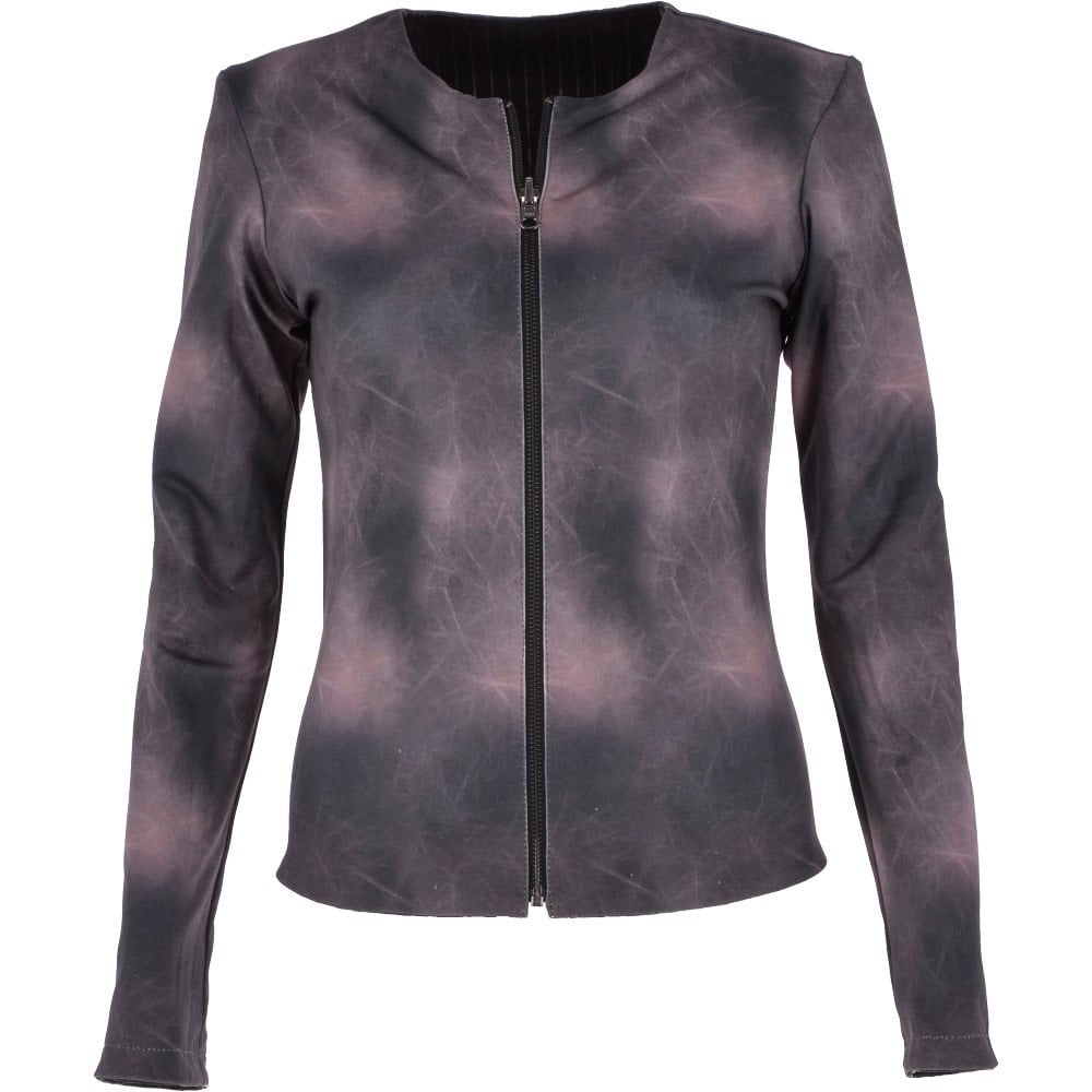 2 in 1  Reversible  Leather Jacket Black: 50556
