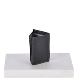Cow Waxy Leather Classic 2 Card, Double ID, Coins &  Bill-Fold  Wallet Black : 1555