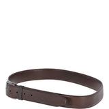 The Bridge Mens Italian Leather Belt Dark-brown: 034904 26 01 85