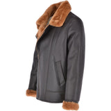 Sheepskin Flying Jacket Brn/dk Ginger: NV 47