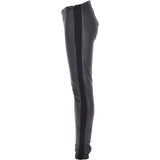 Skinny Fit Leather And Lycra Leggings Black: LEATHER LEGGINGS
