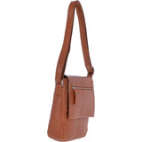 Medium Luxury Leather Travel  Bag Tan: TED