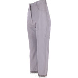 Womens 60's Hippy Leather Jeans Lilac: 479