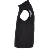 Men's Leather Sheepskin Gilet Black: KE YELEK 1