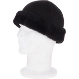 Ladies Luxury Sheepskin  Hat Black: 34