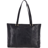 Large Vintage Leather Handbag Black – G29