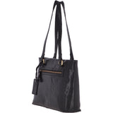 Medium Vintage Leather Handbag Black  – G26