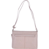 Crocodile Print Cross Body Bag Blush – 62753