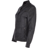 Leather Jacket Black/ddy: AWL-738