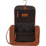 Ashwood Hi Veg Leather Hanging Wash Bag Tempo Tan : 8140