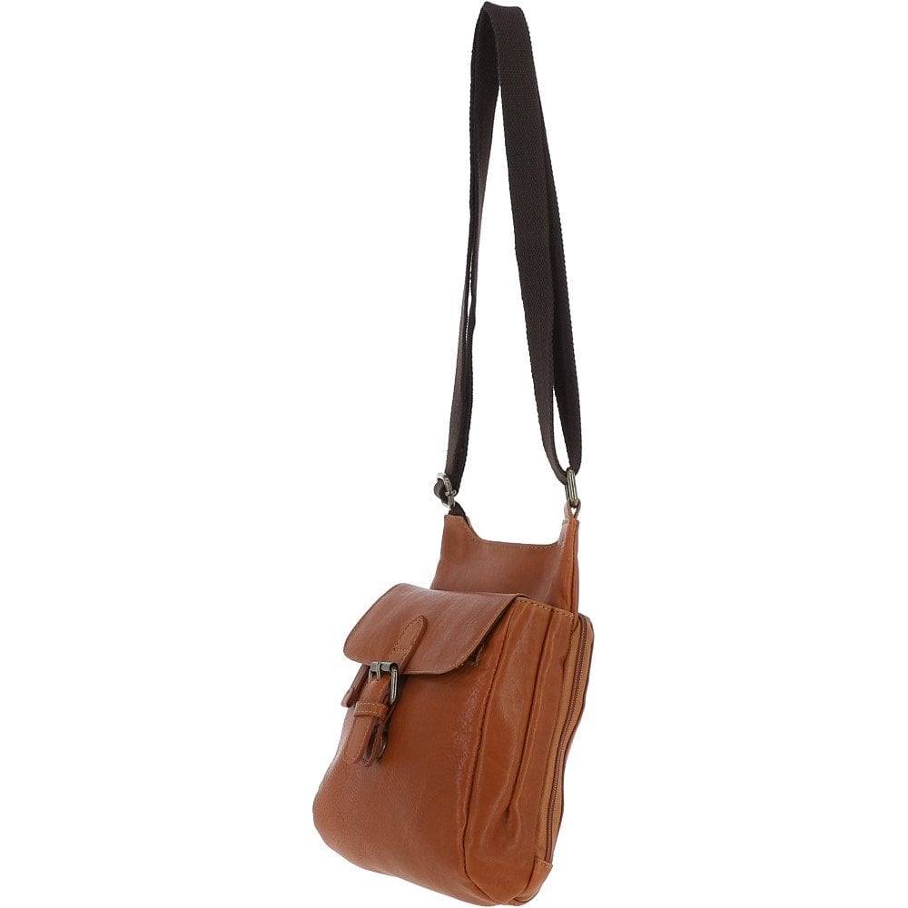 Small Ashwood Hi Veg Leather Travel Bag Tempo Tan : 8142