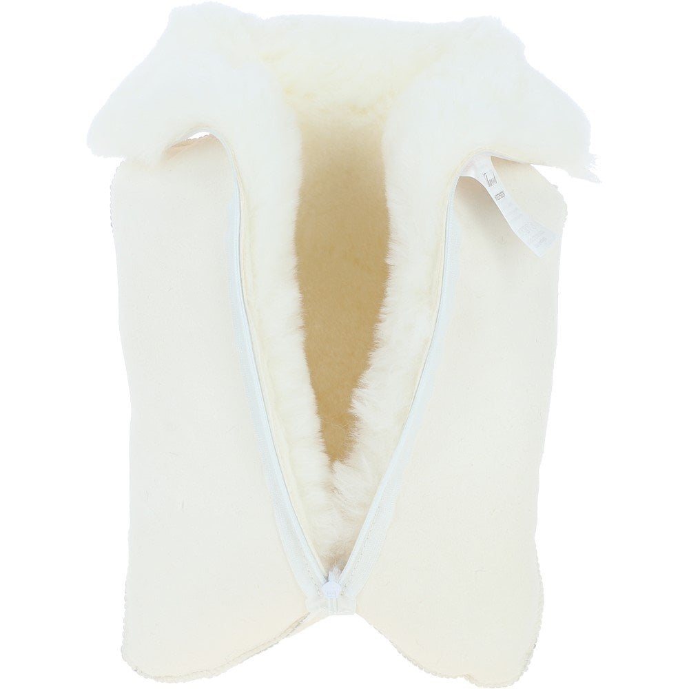 Natural Sheepskin Hot Water Bottle Cover Ivory: WOOL WATER