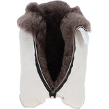 Natural Sheepskin Hot Water Bottle Cover Mink Brown: WOOL WATER