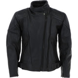 Mens Fashion Cowhide Leather Jacket Black: BIKER 220