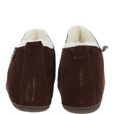 Fenland Classic Suede Sheepskin  Bootie Slippers Brown: MENS BOOTY