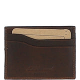 Luxury Slim Leather Wallet Copper Brown:  5993