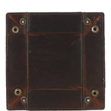 Medium Leather Tidy Tray Copper Brown: MEDIUM COIN TRAY