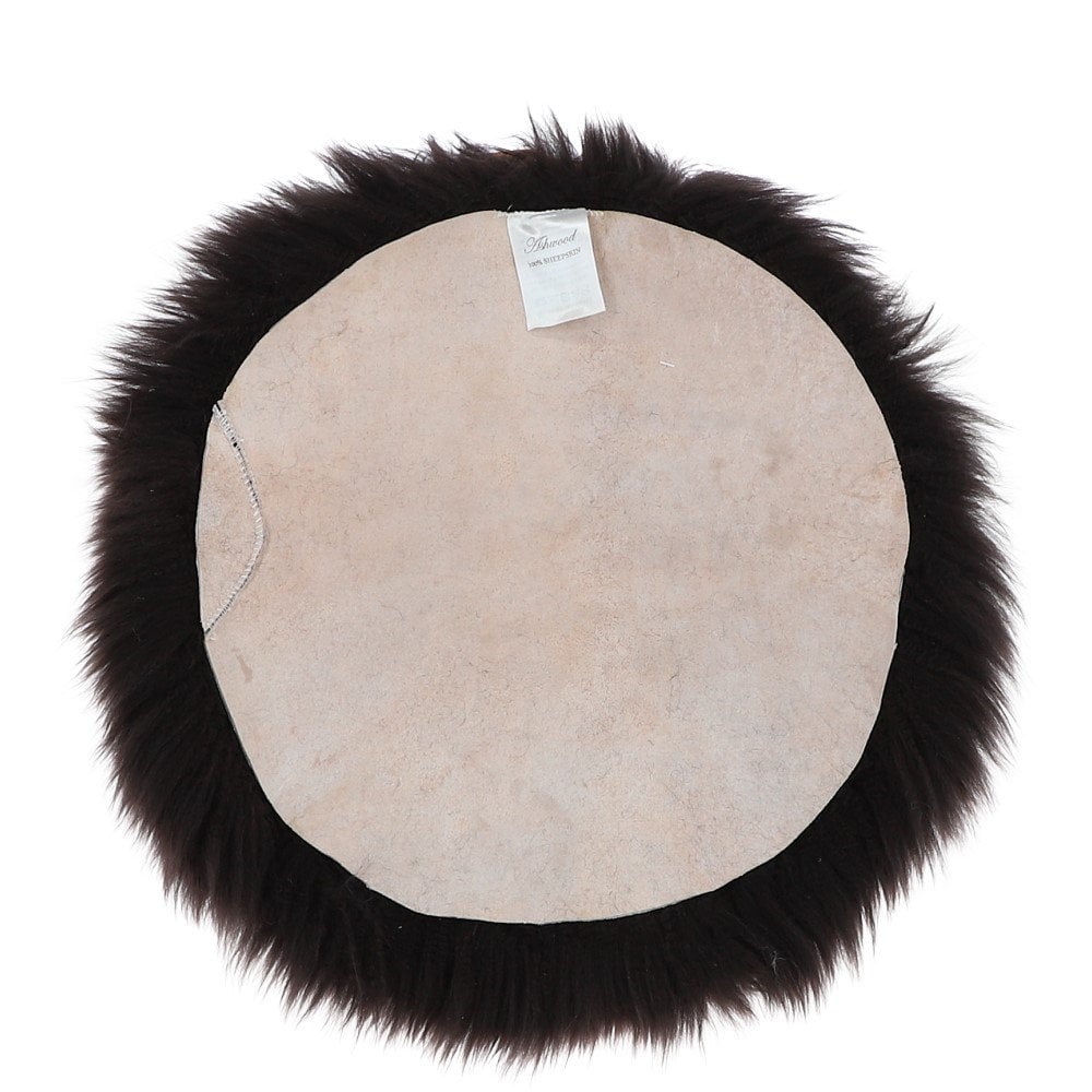 Ashwood Sheepskin Seat Pad Chocolate