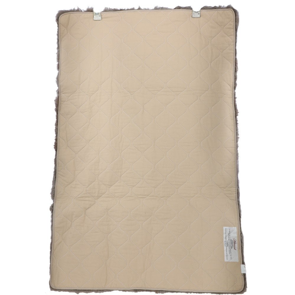Ashwood Sheepskin Quilted Lined Carpet Mushroom