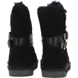 Fenland Classic  8" Suede Sheepskin Belt Boots: S/SKIN BOOT BELT