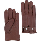 Men's Touch Screen Friendly Leather Gloves Tan: 775