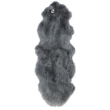 Ashwood Double Australian Sheepskin Rug Grey