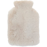 Natural Sheepskin Hot Water Bottle Cover Linen: WOOL WATER