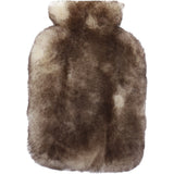 Natural Sheepskin Hot Water Bottle Cover Wolf Tip: WOOL WATER