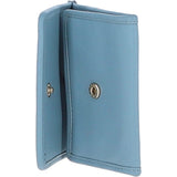 Ashwood Quilted Coin Card Purse Lt Blue: QUILTED COIN CARD PURSE