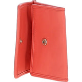 Ashwood Quilted Coin Card Purse Salmon: QUILTED COIN CARD PURSE