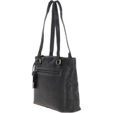 Medium Vintage Leather Handbag Grey: G26