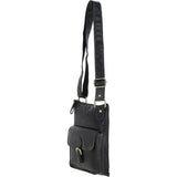 Vintage Small Leather Shoulder Bag Grey: G20