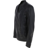 Leather Biker Jacket Black: BR ROCK 2
