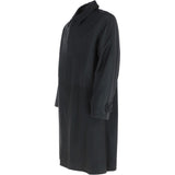 Men's Knee Nappa Leather Overcoat Black/snu: BUGGATI CALF