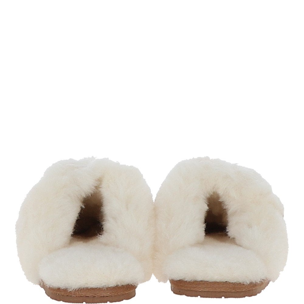 Women's Classic  Suede Sheepskin Slippers Tan: FEN-LADIES SLIPPERS