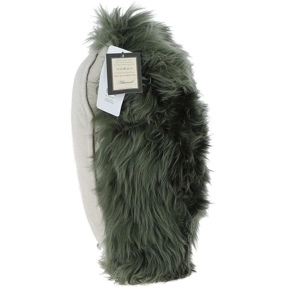 Ashwood Sheepskin Cushion Cypress