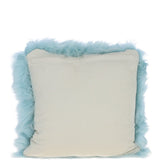 Ashwood Sheepskin Cushion Duck Egg