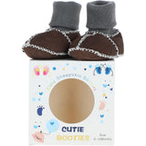 Fenland Unisex Kids Sheepskin Booties Brown: CUTIE BOOTIE