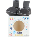 Fenland Unisex Kids Sheepskin Booties Grey: CUTIE BOOTIE