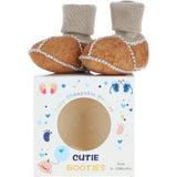 Fenland Unisex Kids Sheepskin Booties Lt Tan: CUTIE BOOTIE