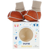 Fenland Unisex Kids Sheepskin Booties Mustard: CUTIE BOOTIE